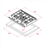 Газовая варочная панель Teka GZC 75330 XBN Stone Grey
