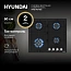 Газовая варочная поверхность Hyundai HHG 6434 BG черный