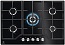 Газовая варочная поверхность Electrolux KGG75362K черный