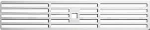 Решетка вентиляционная для варочных панелей Kuppersbusch ZUB 99091 Silver Chrome