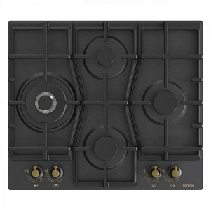 Газовая варочная поверхность Gorenje GW6D42CLB черный