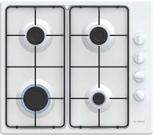 Газовая варочная поверхность Bosch PBP6C2K80O белый