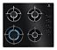 Газовая варочная поверхность Electrolux KGG6407K черный