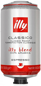 Кофе illy зерновой, средней обжарки, банка 3000 г