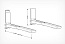 Кронштейн для СВЧ Holder MWS-2003 черный макс.40кг настенный фиксированный