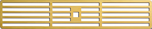 Решетка для варочной поверхности с вытяжкой Kuppersbusch KMI 8500.0 SR Gold ZUB 99092